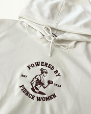 Powered by Fierce Women Embroidered Hoodie